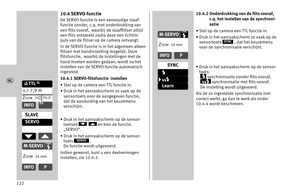 Metz MECABLITZ 52 AF-1 digital Nikon User Manual | Page 122 / 286