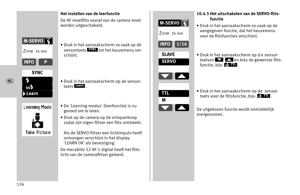 Metz MECABLITZ 52 AF-1 digital Nikon User Manual | Page 124 / 286