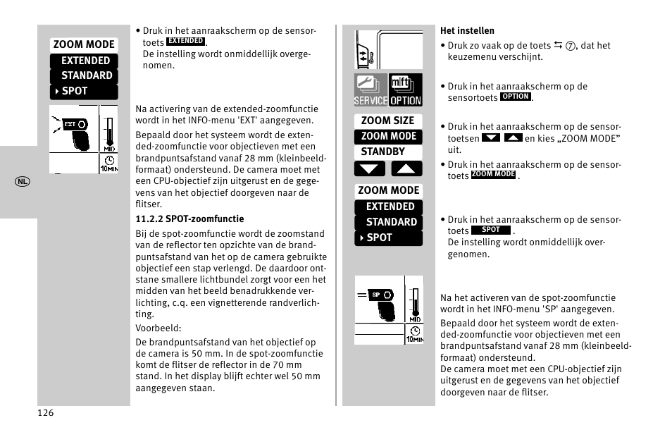 Metz MECABLITZ 52 AF-1 digital Nikon User Manual | Page 126 / 286