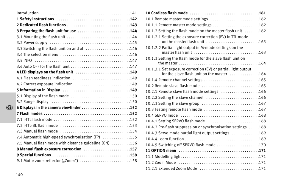 Metz MECABLITZ 52 AF-1 digital Nikon User Manual | Page 140 / 286