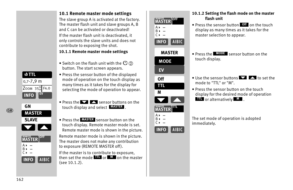Metz MECABLITZ 52 AF-1 digital Nikon User Manual | Page 162 / 286