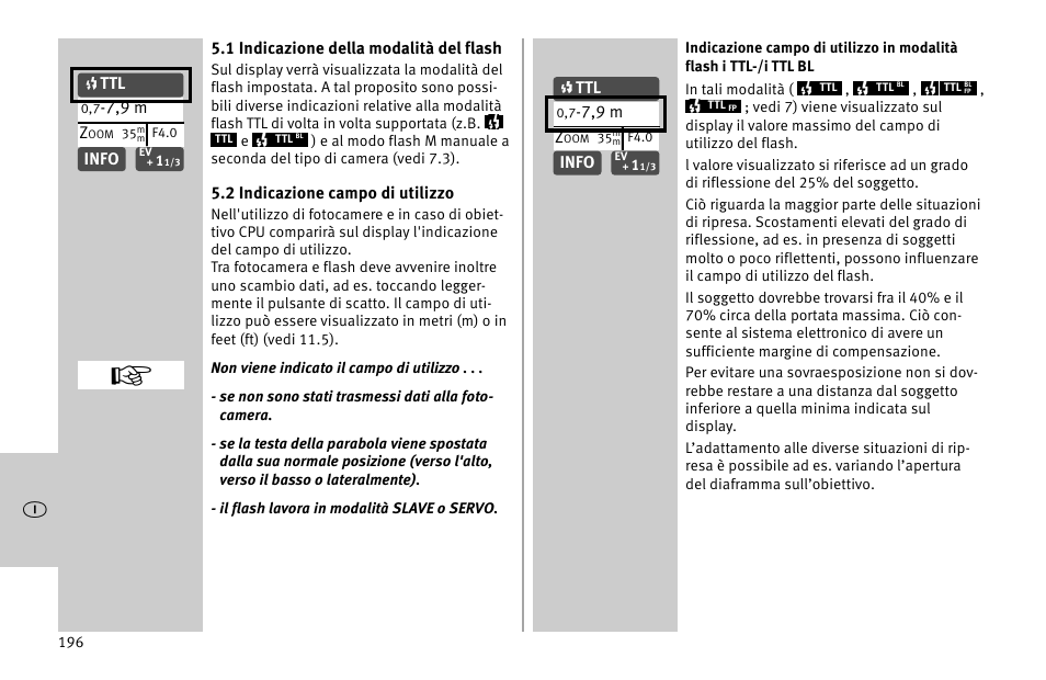 Metz MECABLITZ 52 AF-1 digital Nikon User Manual | Page 196 / 286