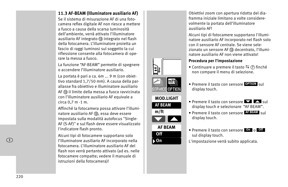 Metz MECABLITZ 52 AF-1 digital Nikon User Manual | Page 220 / 286