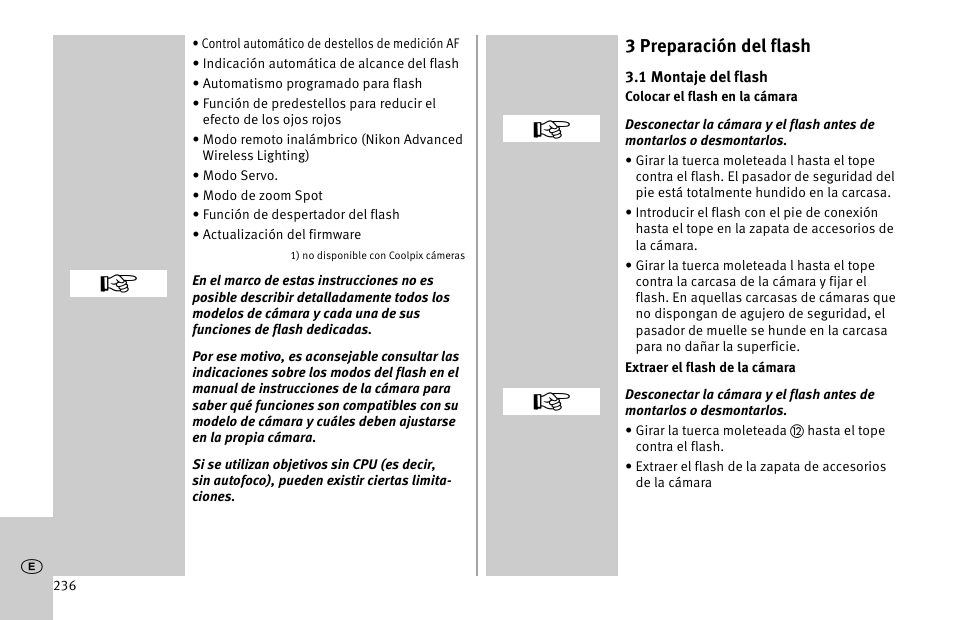 Metz MECABLITZ 52 AF-1 digital Nikon User Manual | Page 236 / 286