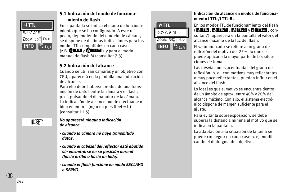 Metz MECABLITZ 52 AF-1 digital Nikon User Manual | Page 242 / 286