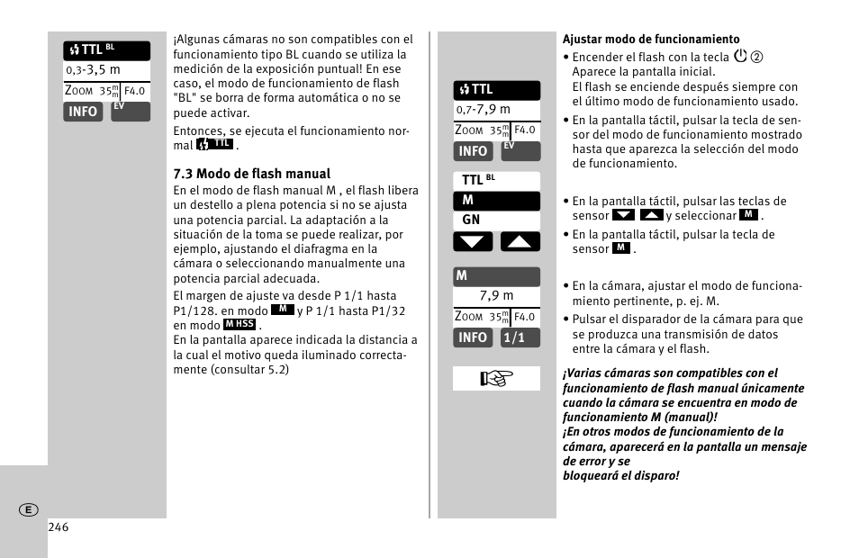 Metz MECABLITZ 52 AF-1 digital Nikon User Manual | Page 246 / 286
