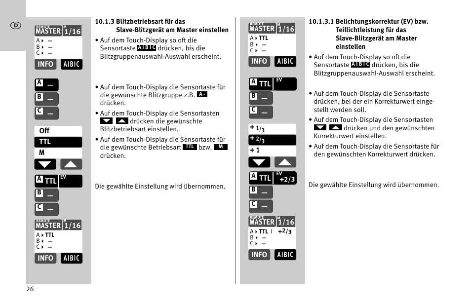 Metz MECABLITZ 52 AF-1 digital Nikon User Manual | Page 26 / 286