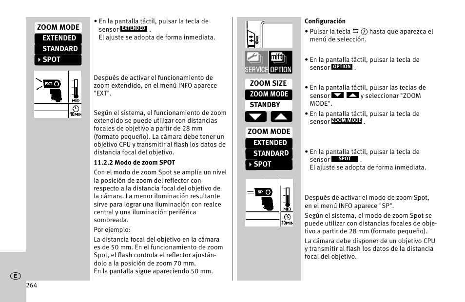 Metz MECABLITZ 52 AF-1 digital Nikon User Manual | Page 264 / 286