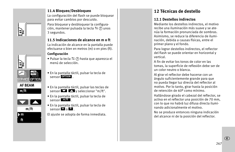 12 técnicas de destello | Metz MECABLITZ 52 AF-1 digital Nikon User Manual | Page 267 / 286