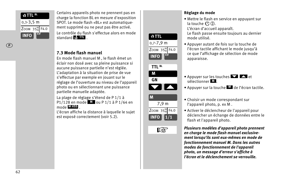 Metz MECABLITZ 52 AF-1 digital Nikon User Manual | Page 62 / 286