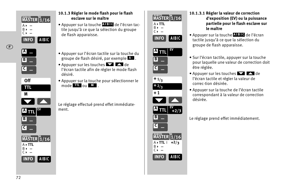 Metz MECABLITZ 52 AF-1 digital Nikon User Manual | Page 72 / 286