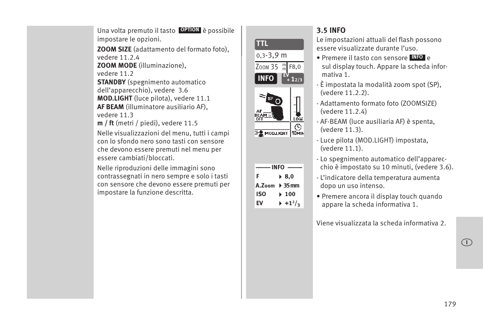 Metz MECABLITZ 52 AF-1 digital Olympus User Manual | Page 179 / 262