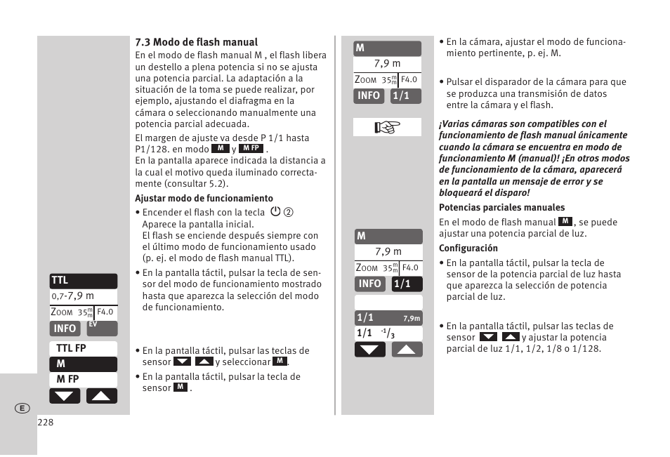 Metz MECABLITZ 52 AF-1 digital Olympus User Manual | Page 228 / 262