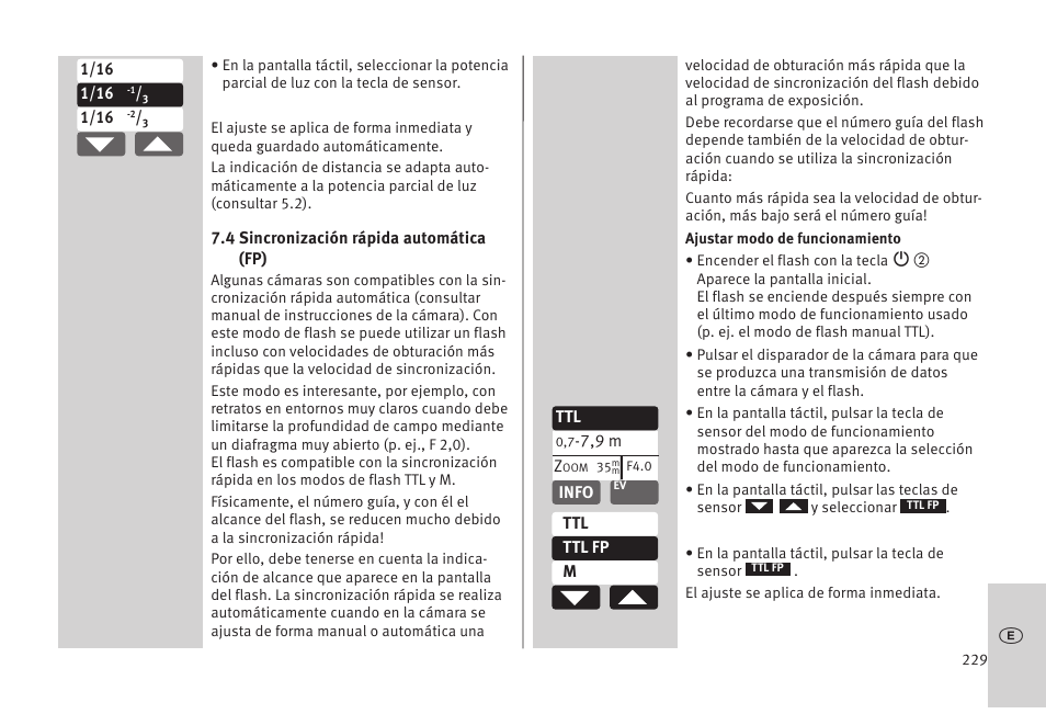 Metz MECABLITZ 52 AF-1 digital Olympus User Manual | Page 229 / 262