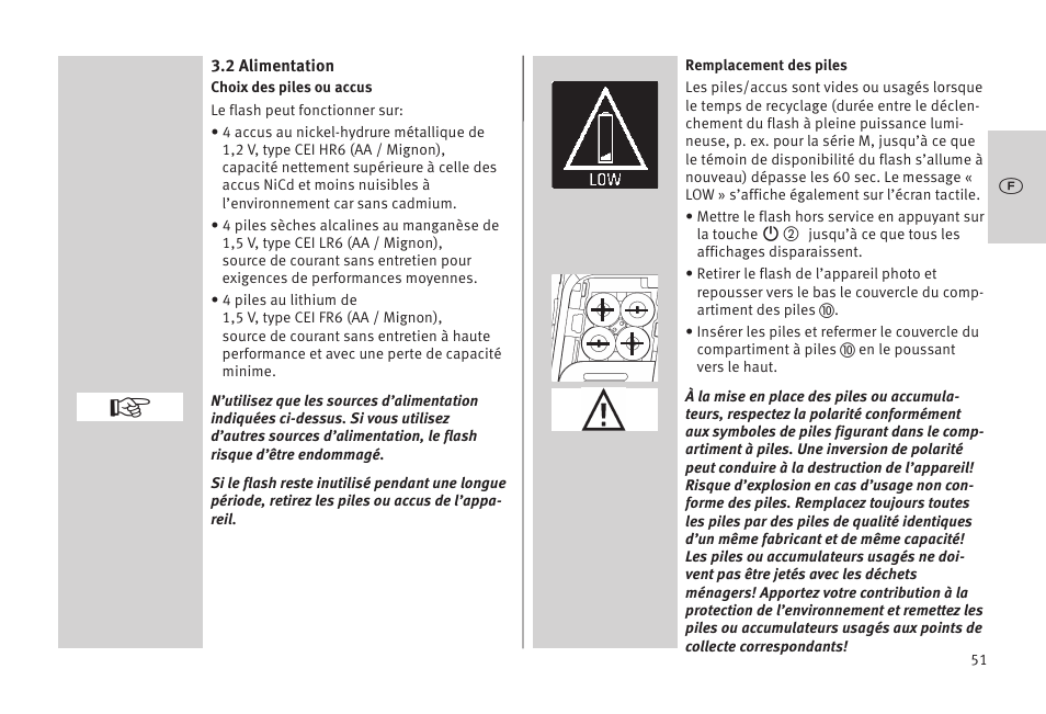 Metz MECABLITZ 52 AF-1 digital Olympus User Manual | Page 51 / 262