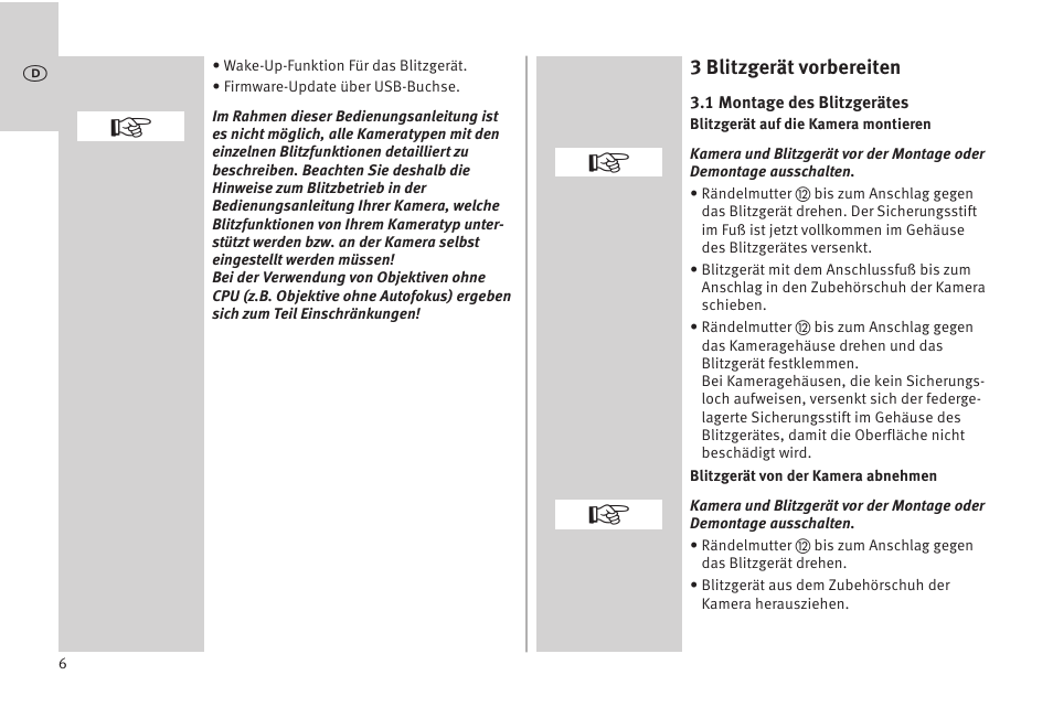 Metz MECABLITZ 52 AF-1 digital Olympus User Manual | Page 6 / 262