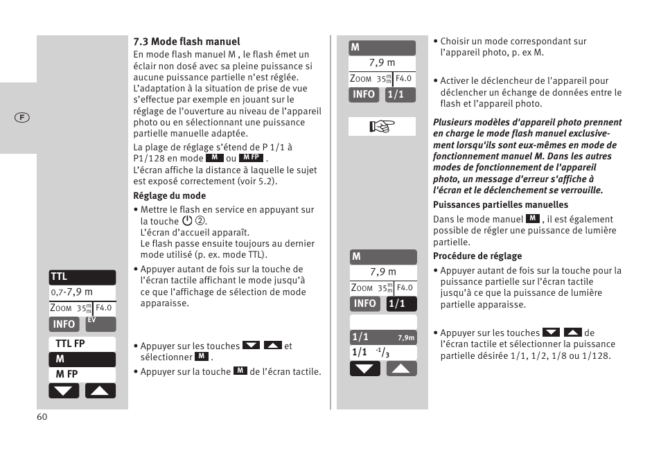 Metz MECABLITZ 52 AF-1 digital Olympus User Manual | Page 60 / 262