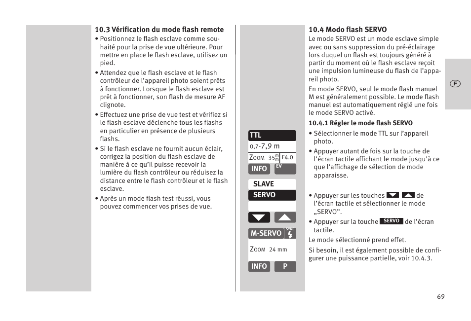 Metz MECABLITZ 52 AF-1 digital Olympus User Manual | Page 69 / 262