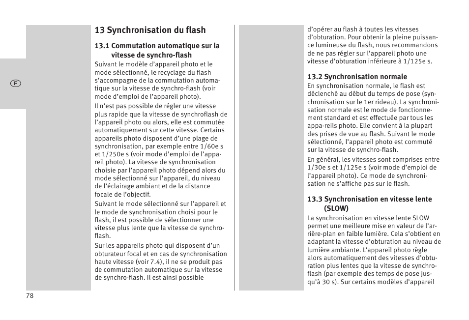 Metz MECABLITZ 52 AF-1 digital Olympus User Manual | Page 78 / 262