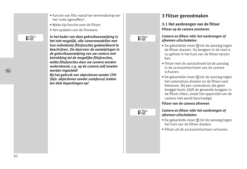 Metz MECABLITZ 52 AF-1 digital Olympus User Manual | Page 92 / 262