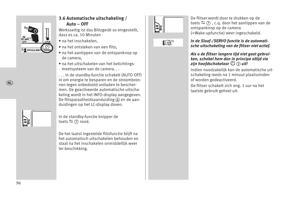 Metz MECABLITZ 52 AF-1 digital Olympus User Manual | Page 96 / 262