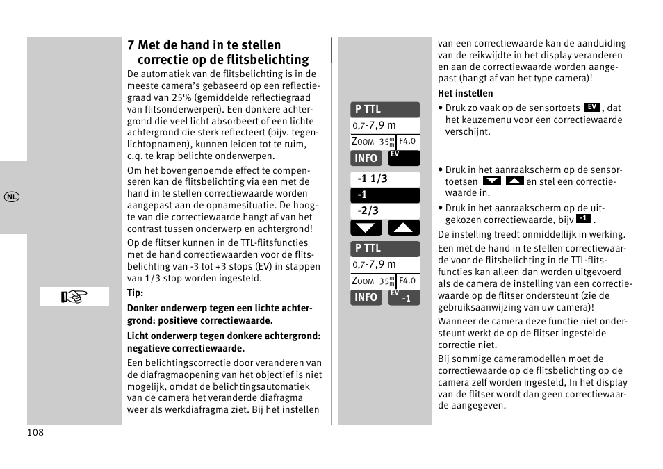 Metz MECABLITZ 52 AF-1 digital Pentax User Manual | Page 108 / 278