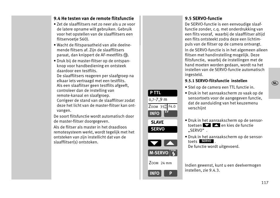 Metz MECABLITZ 52 AF-1 digital Pentax User Manual | Page 117 / 278