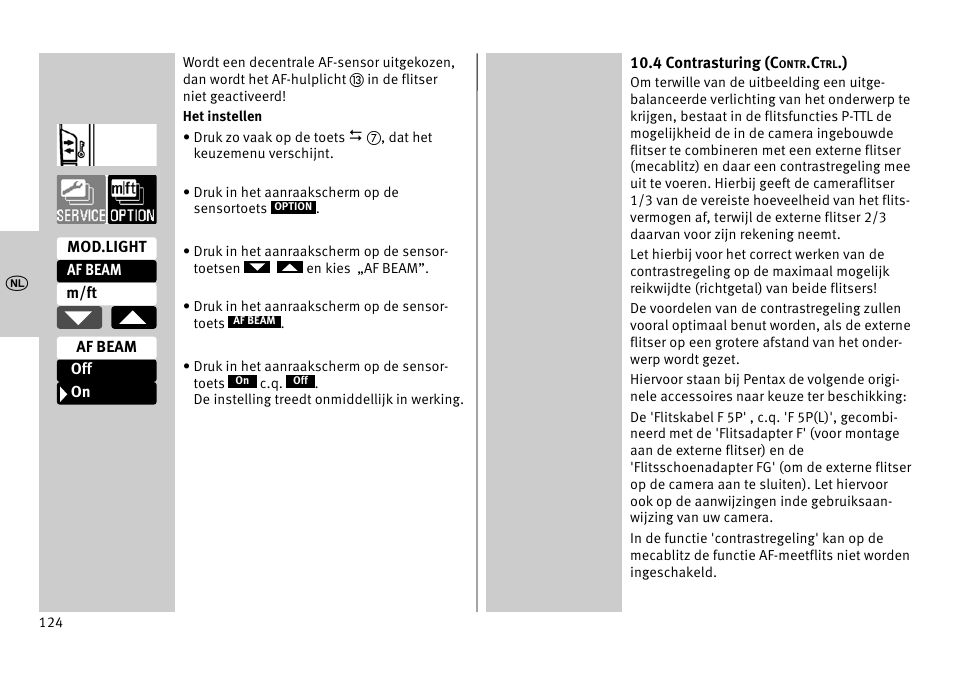 Metz MECABLITZ 52 AF-1 digital Pentax User Manual | Page 124 / 278