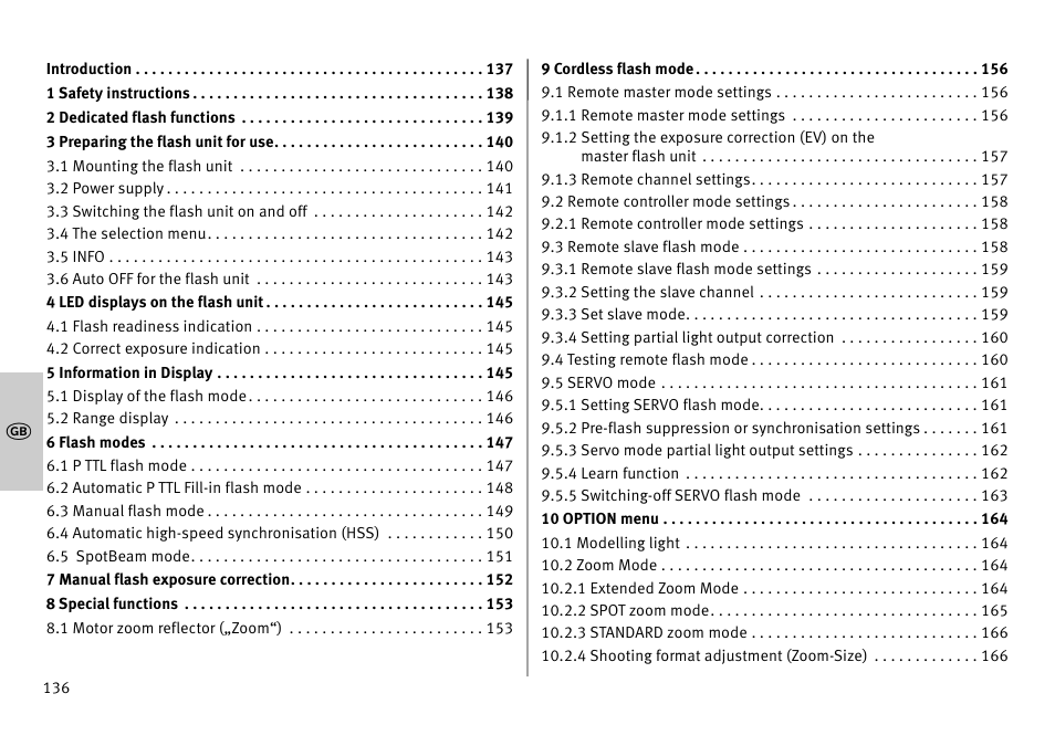 Metz MECABLITZ 52 AF-1 digital Pentax User Manual | Page 136 / 278