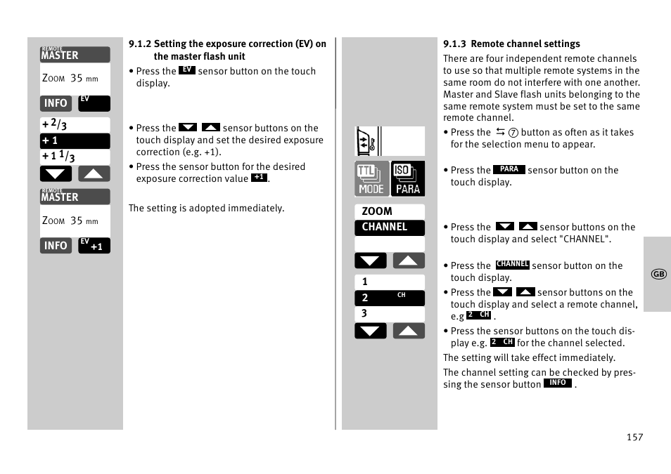 Metz MECABLITZ 52 AF-1 digital Pentax User Manual | Page 157 / 278