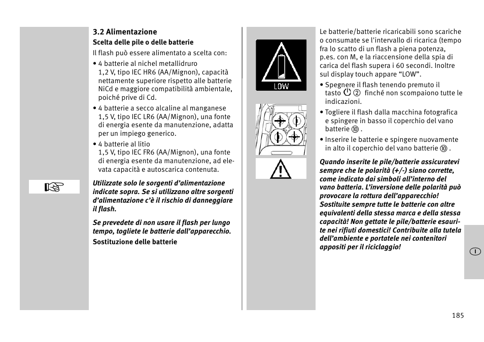 Metz MECABLITZ 52 AF-1 digital Pentax User Manual | Page 185 / 278