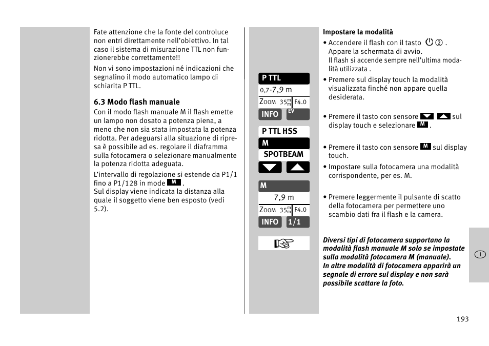 Metz MECABLITZ 52 AF-1 digital Pentax User Manual | Page 193 / 278