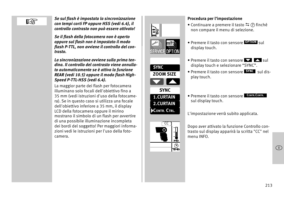 Metz MECABLITZ 52 AF-1 digital Pentax User Manual | Page 213 / 278