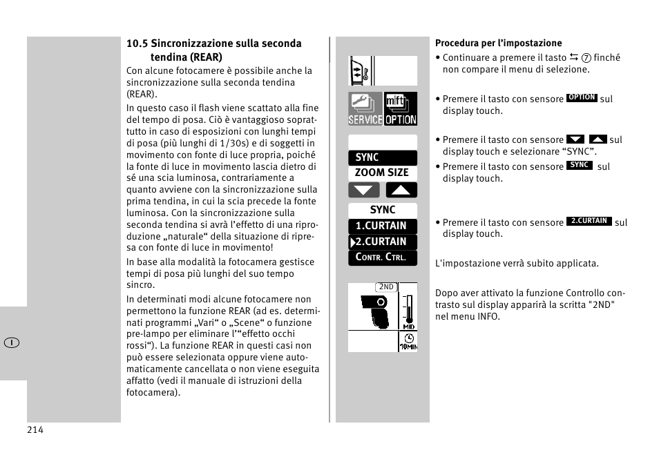 Metz MECABLITZ 52 AF-1 digital Pentax User Manual | Page 214 / 278
