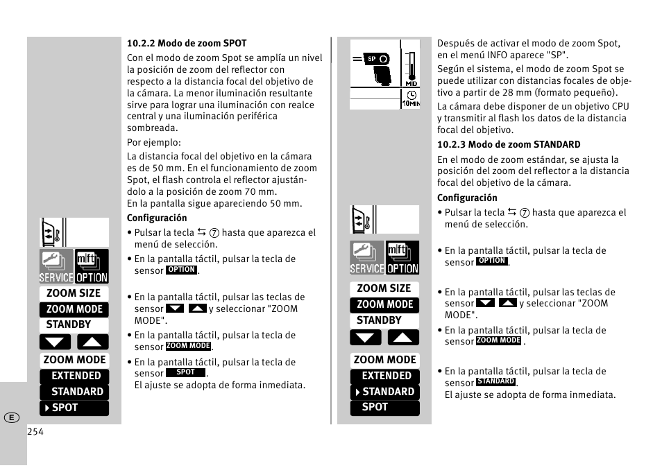 Metz MECABLITZ 52 AF-1 digital Pentax User Manual | Page 254 / 278