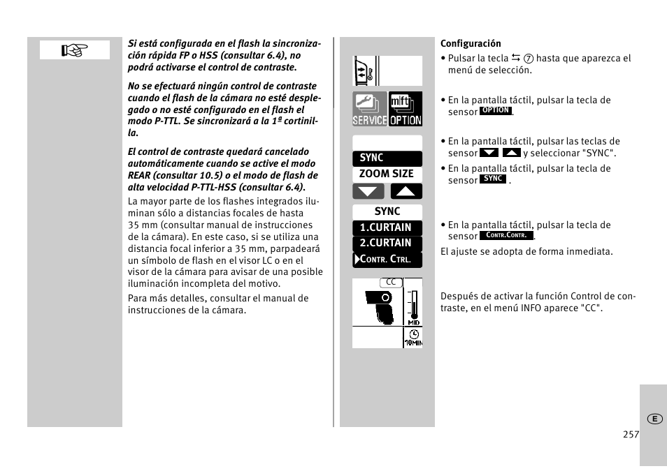 Metz MECABLITZ 52 AF-1 digital Pentax User Manual | Page 257 / 278