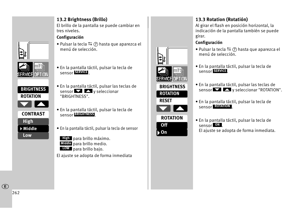 Metz MECABLITZ 52 AF-1 digital Pentax User Manual | Page 262 / 278