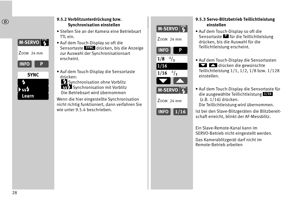 Metz MECABLITZ 52 AF-1 digital Pentax User Manual | Page 28 / 278