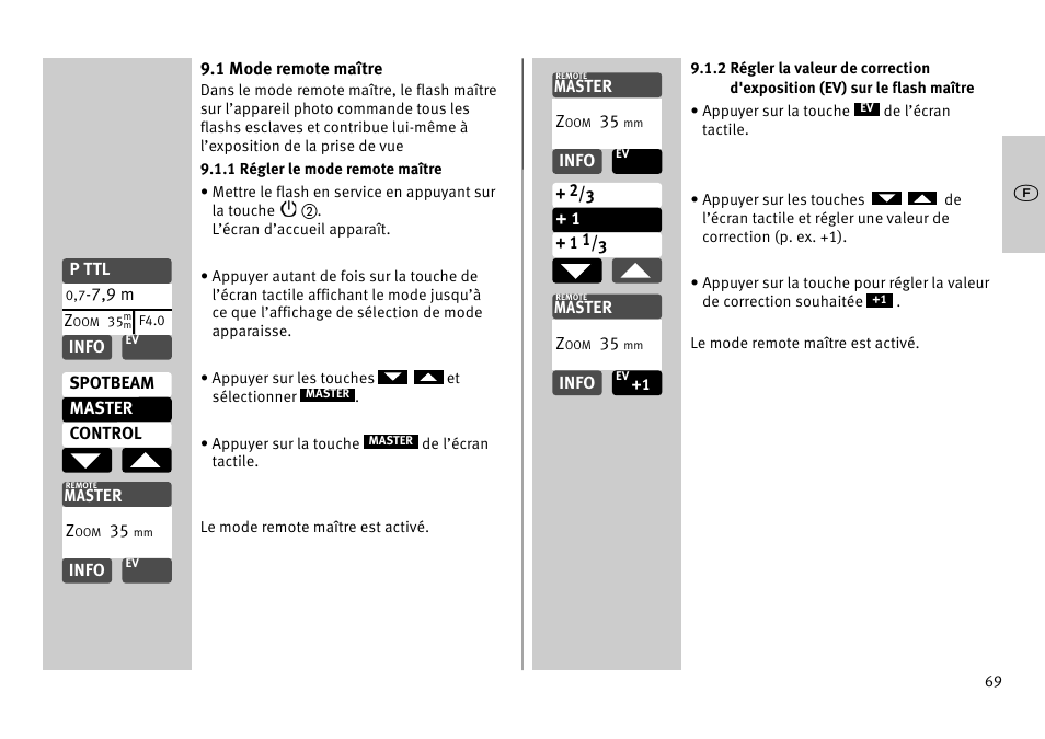Metz MECABLITZ 52 AF-1 digital Pentax User Manual | Page 69 / 278