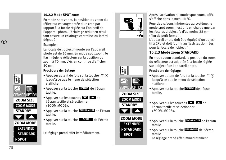 Metz MECABLITZ 52 AF-1 digital Pentax User Manual | Page 78 / 278