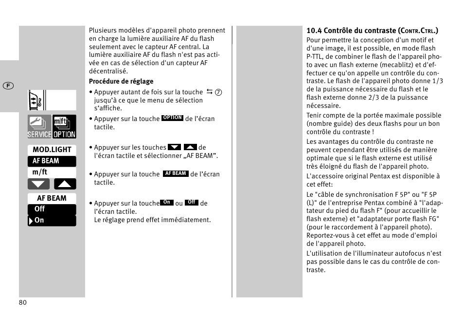 Metz MECABLITZ 52 AF-1 digital Pentax User Manual | Page 80 / 278
