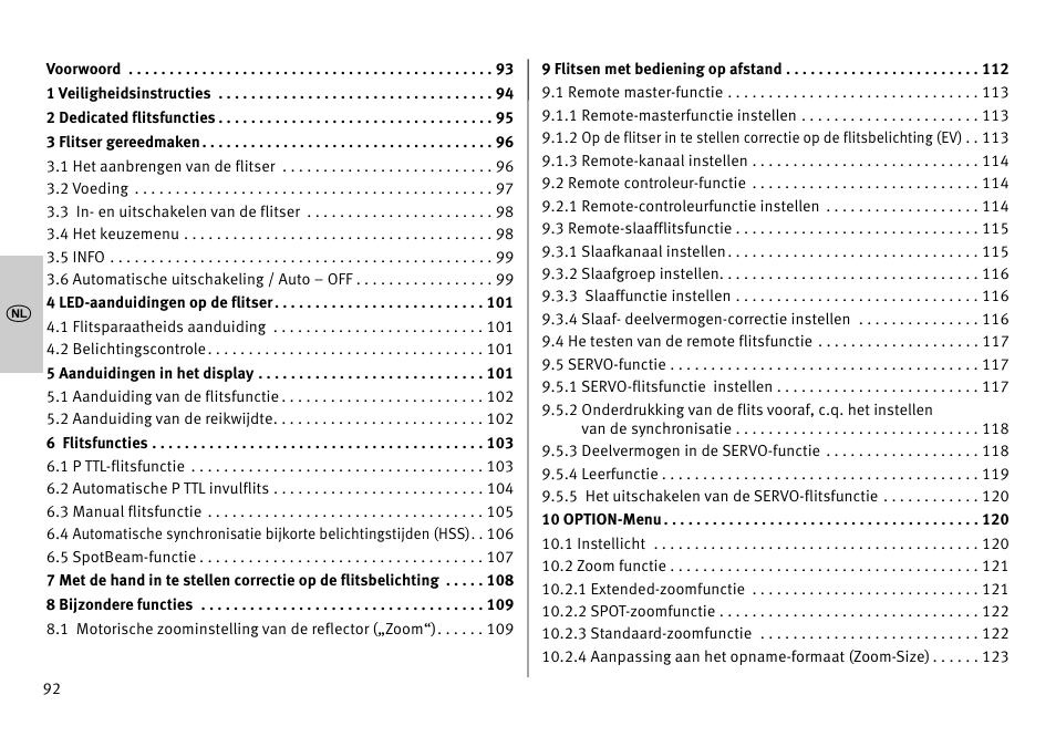 Metz MECABLITZ 52 AF-1 digital Pentax User Manual | Page 92 / 278