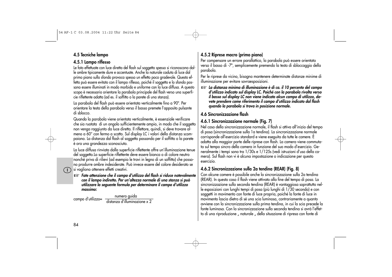 Metz MECABLITZ 54 AF-1 Canon User Manual | Page 84 / 120