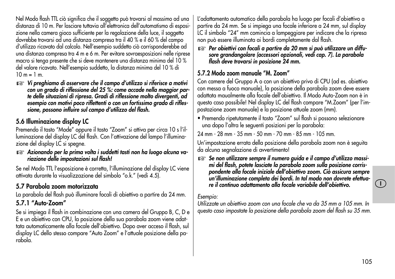 Metz MECABLITZ 54 AF-1 Nikon User Manual | Page 105 / 142