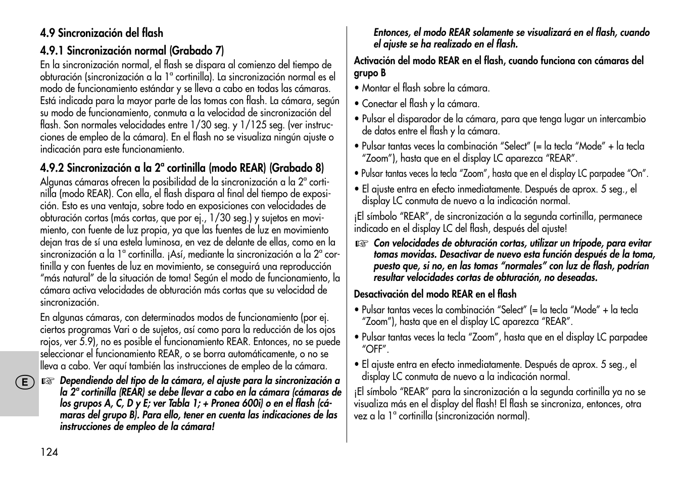 Metz MECABLITZ 54 AF-1 Nikon User Manual | Page 124 / 142