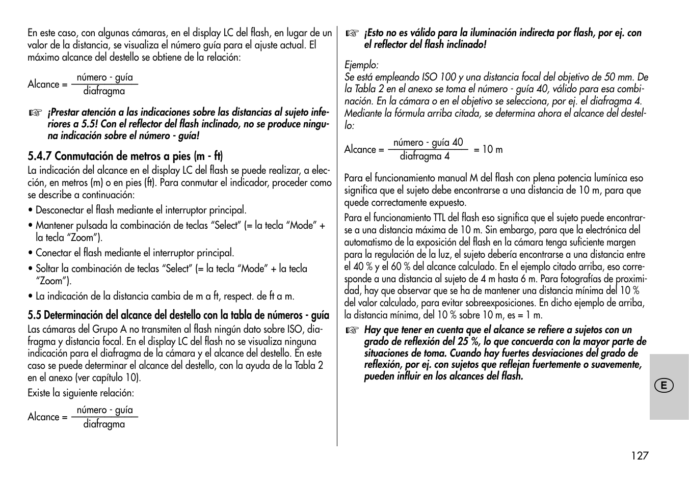 Metz MECABLITZ 54 AF-1 Nikon User Manual | Page 127 / 142