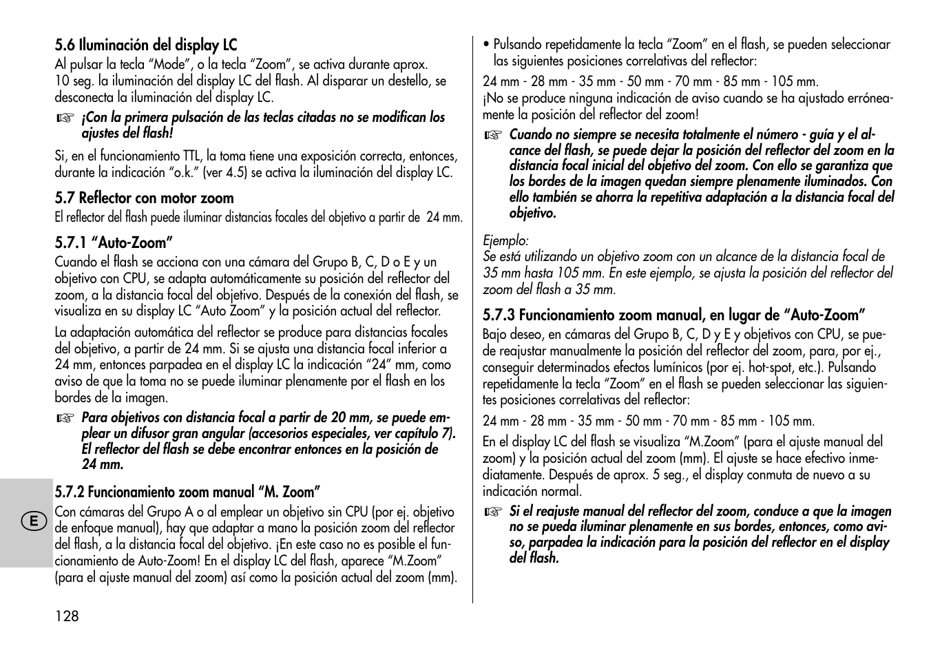 Metz MECABLITZ 54 AF-1 Nikon User Manual | Page 128 / 142