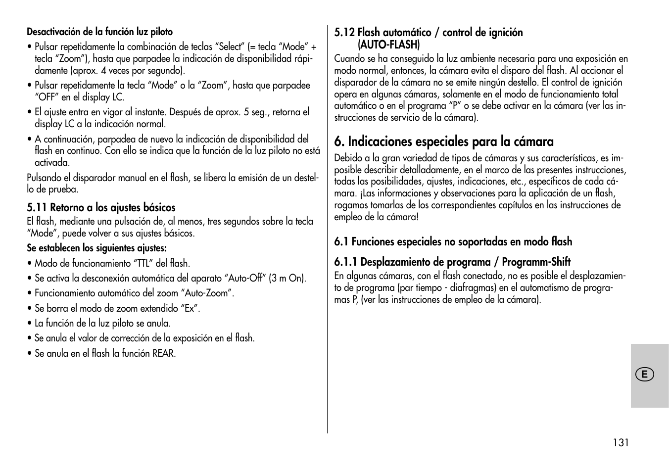 Metz MECABLITZ 54 AF-1 Nikon User Manual | Page 131 / 142