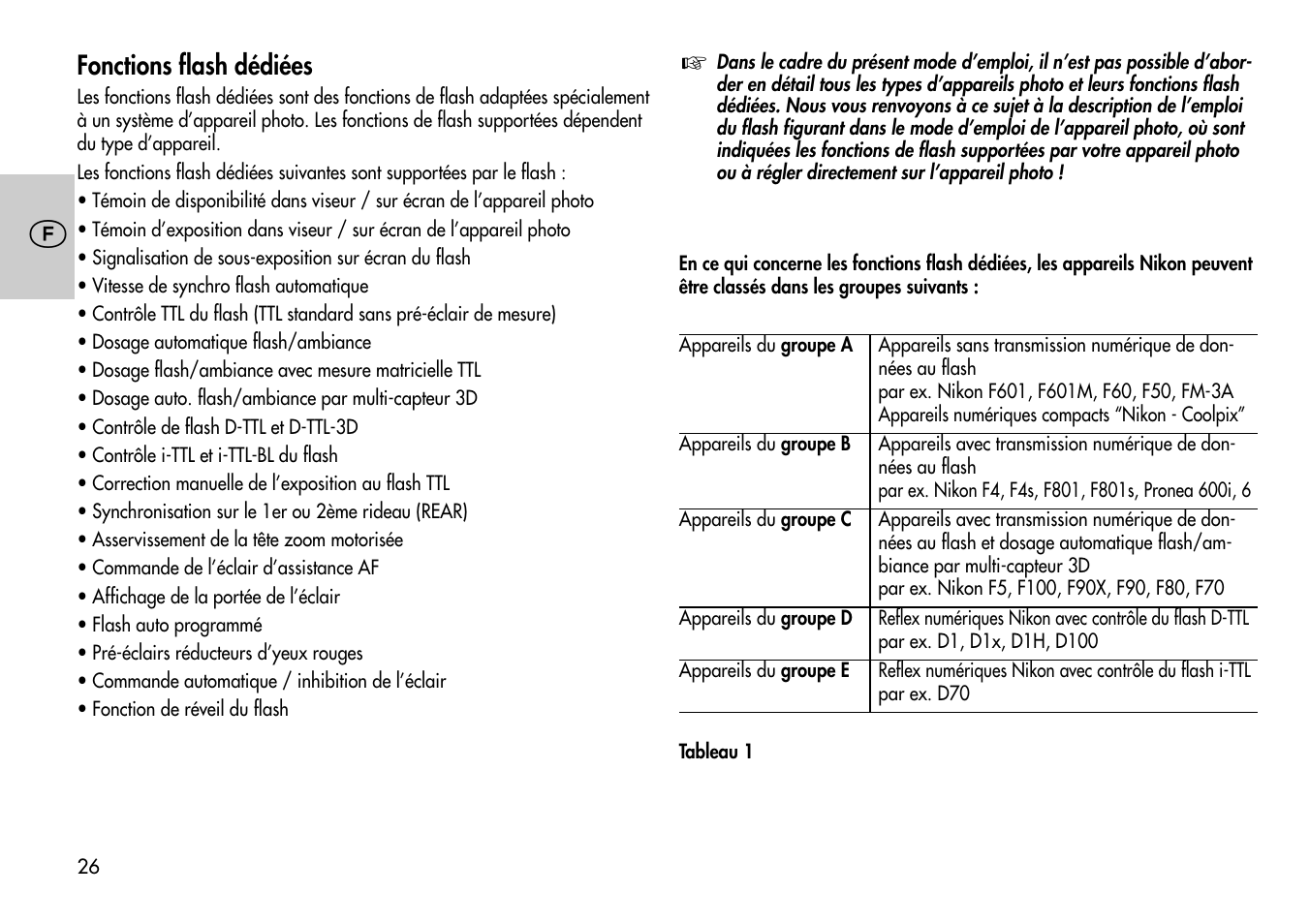 Metz MECABLITZ 54 AF-1 Nikon User Manual | Page 26 / 142