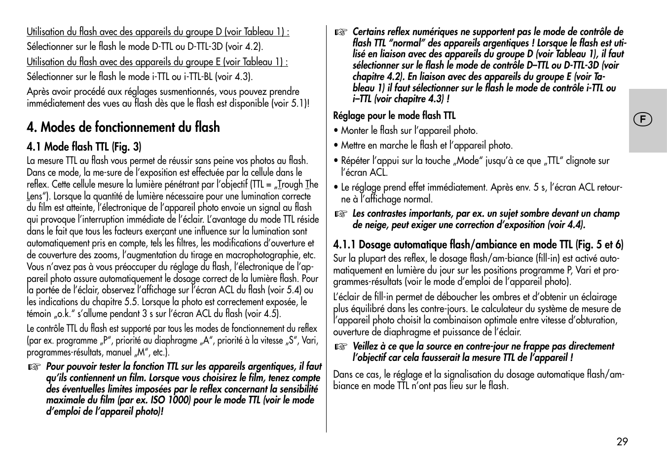 Metz MECABLITZ 54 AF-1 Nikon User Manual | Page 29 / 142